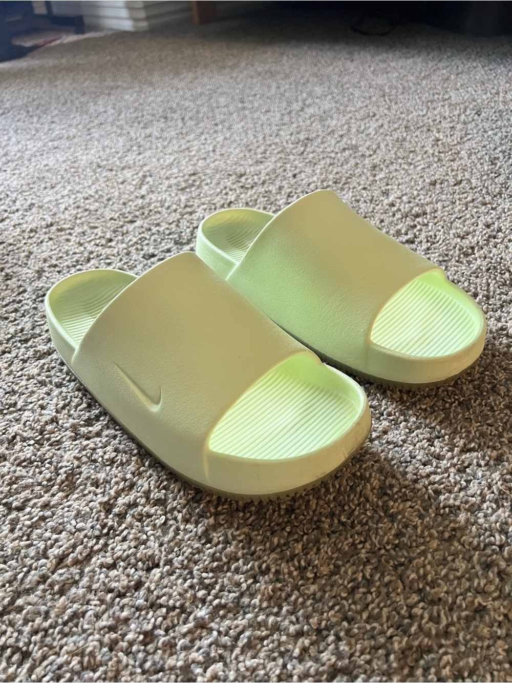 Nike Women’s  Light Green Slide Sandals